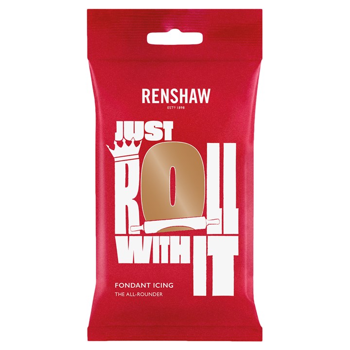 Renshaw Professional Sugarpaste 250g - Teddy Brown