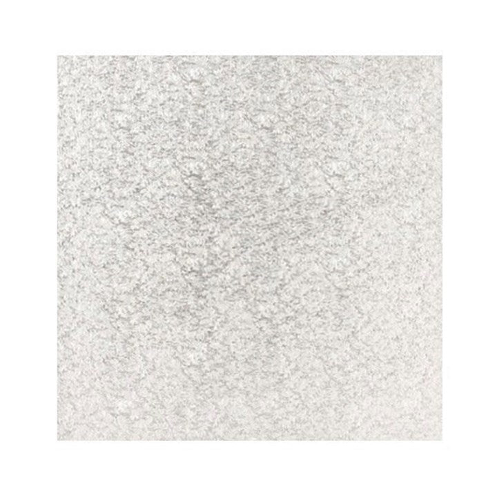 Silver Cut Edge SQUARE Cake Card 6"