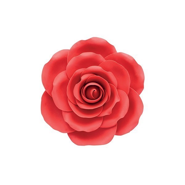 Red Rose 101mm - gum paste