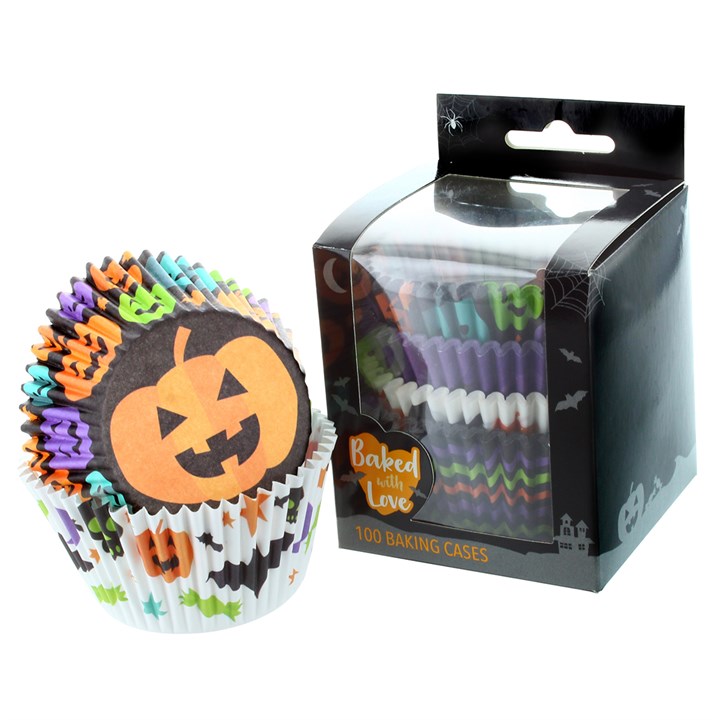 BWL Baking Cases - Halloween 100pc