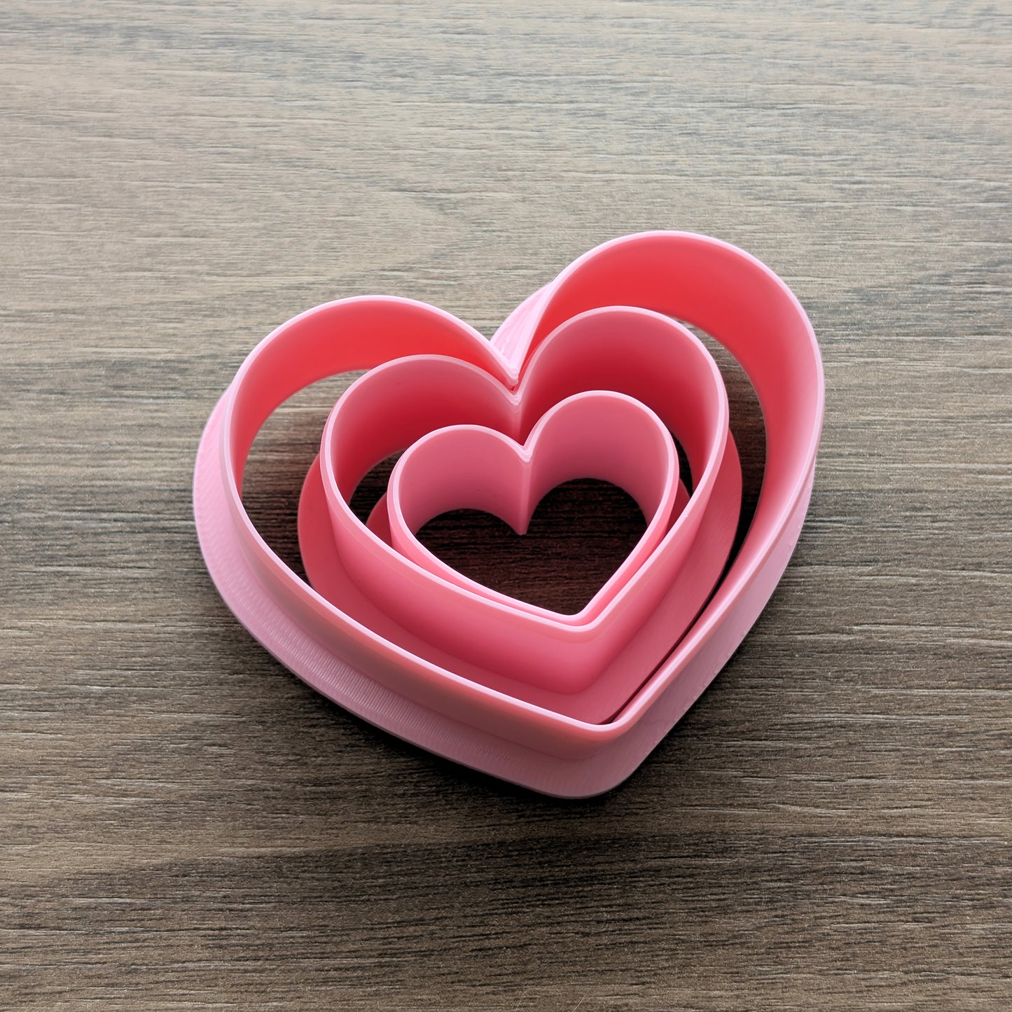 Hearts #1 Cookie/Fondant Cutters - 3pcs