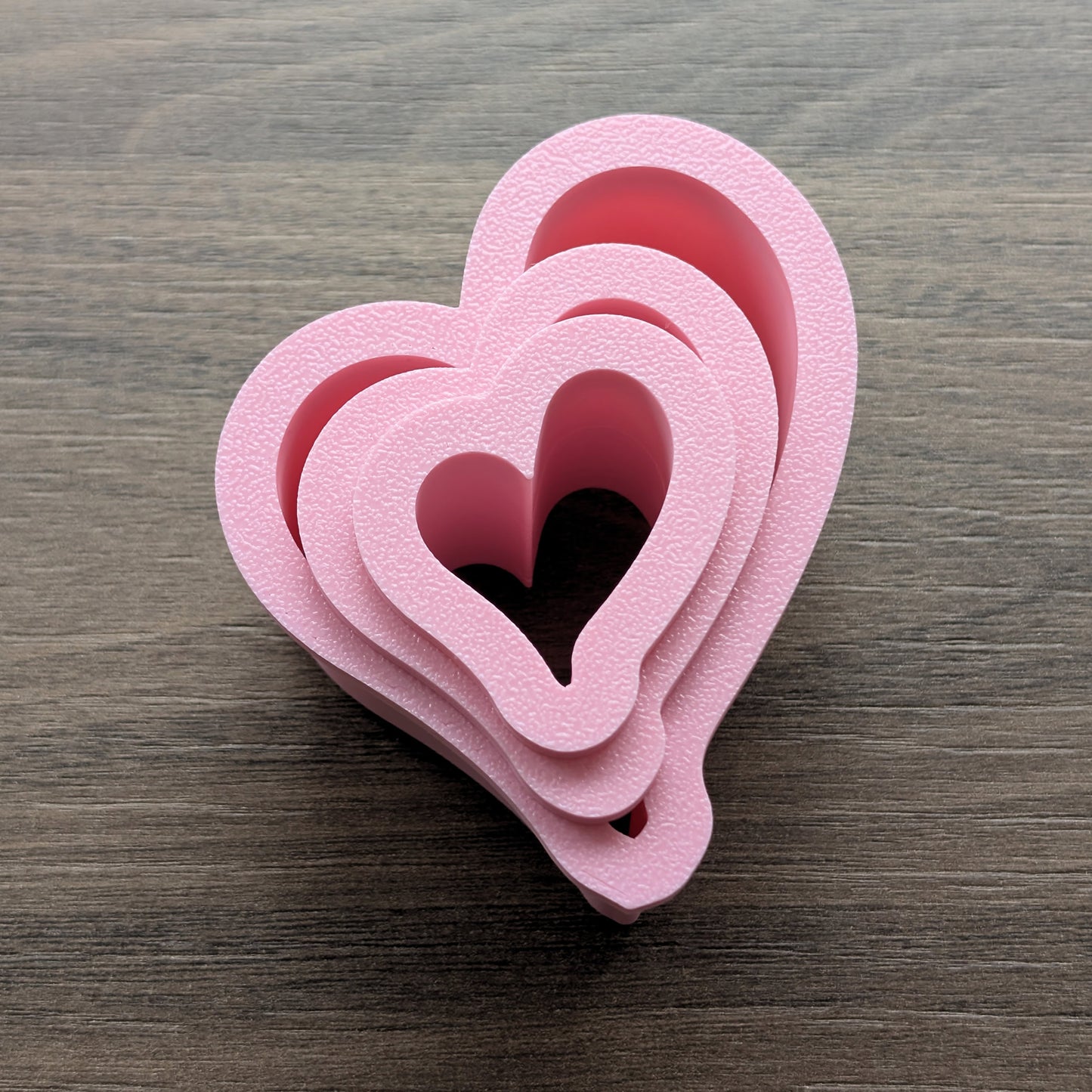 Hearts #3 Cookie/Fondant Cutters - 3pcs