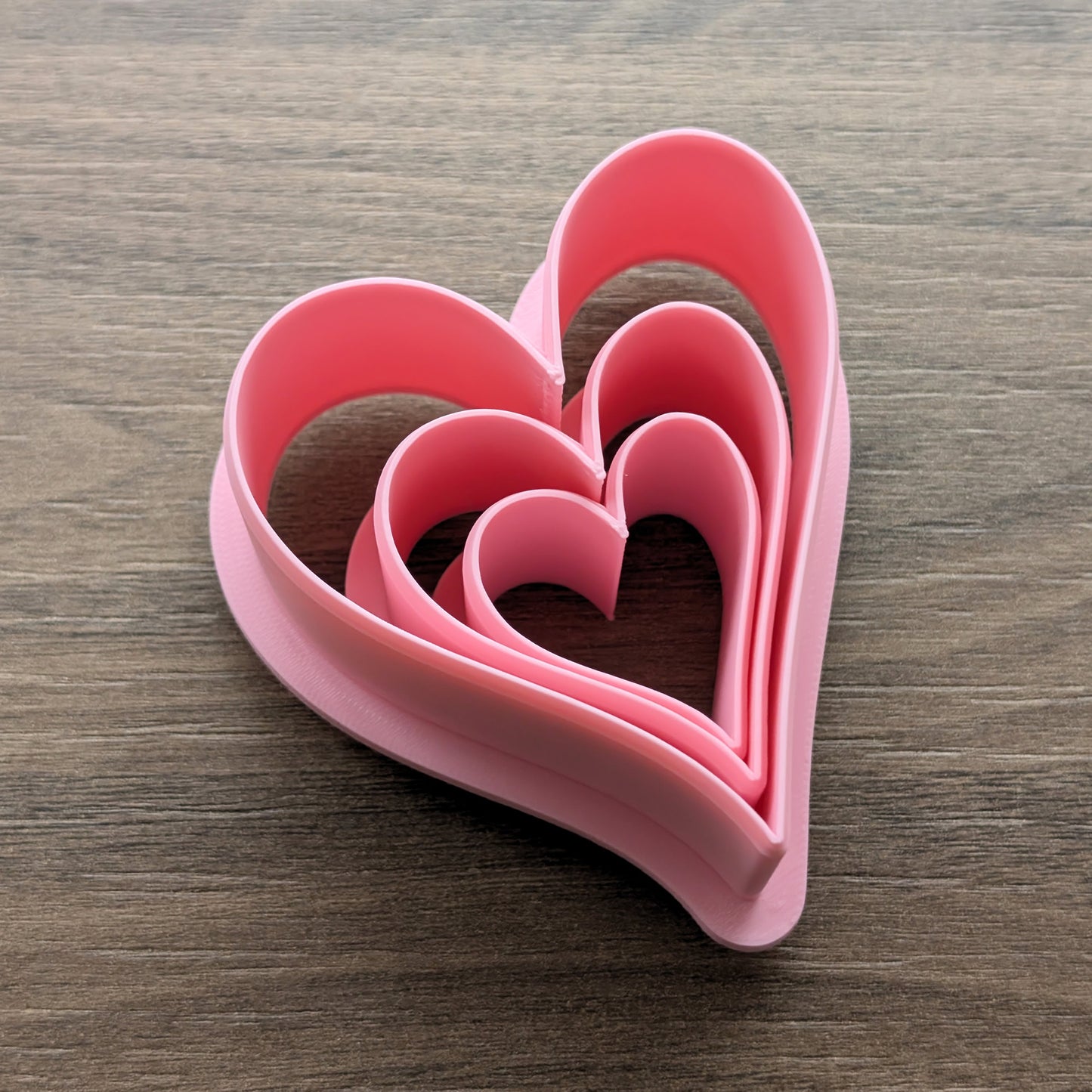 Hearts #4 Cookie/Fondant Cutters - 3pcs
