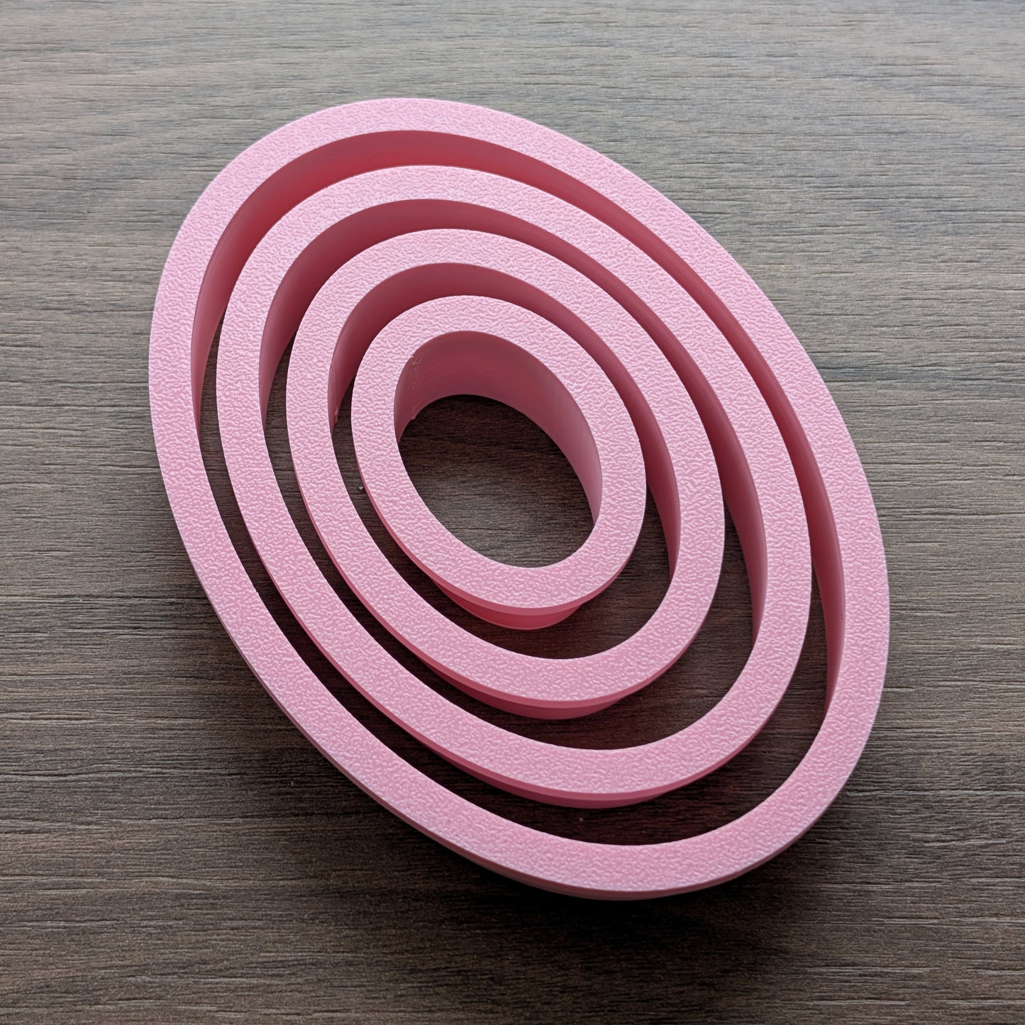 Ovals Cookie/Fondant Cutters - 4pcs (3cm, 5cm, 7cm & 9cm)