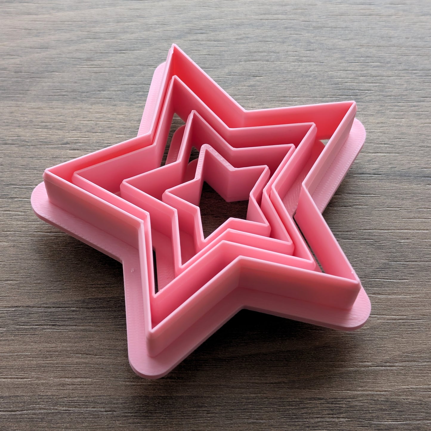 Stars Cookie/Fondant Cutters - 4pcs (3cm, 5cm, 7cm & 9cm)