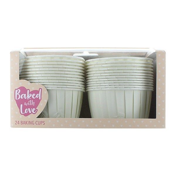 BWL Ivory Cupcake Cups - 24pcs