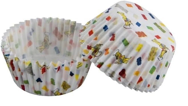 Haribo Gummy Bear Cupcake Cases 50pcs