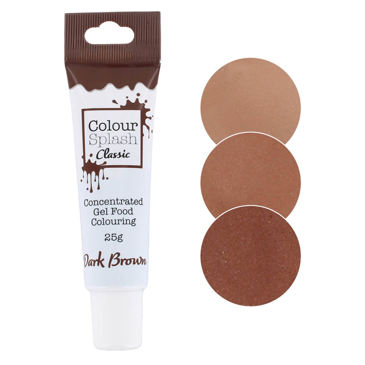 Colour Splash Colouring Gel 25g - Dark Brown