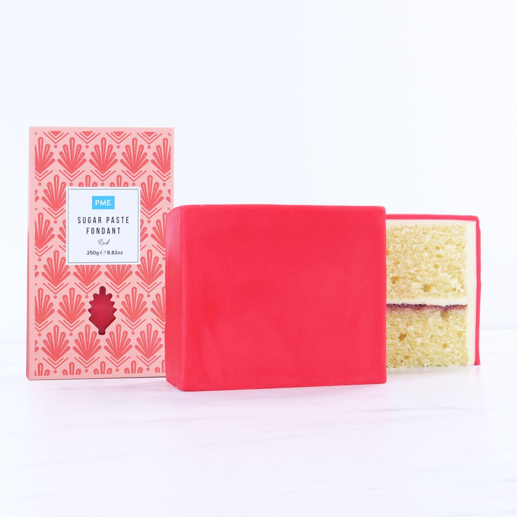 PME Sugarpaste Fondant 250g - Red