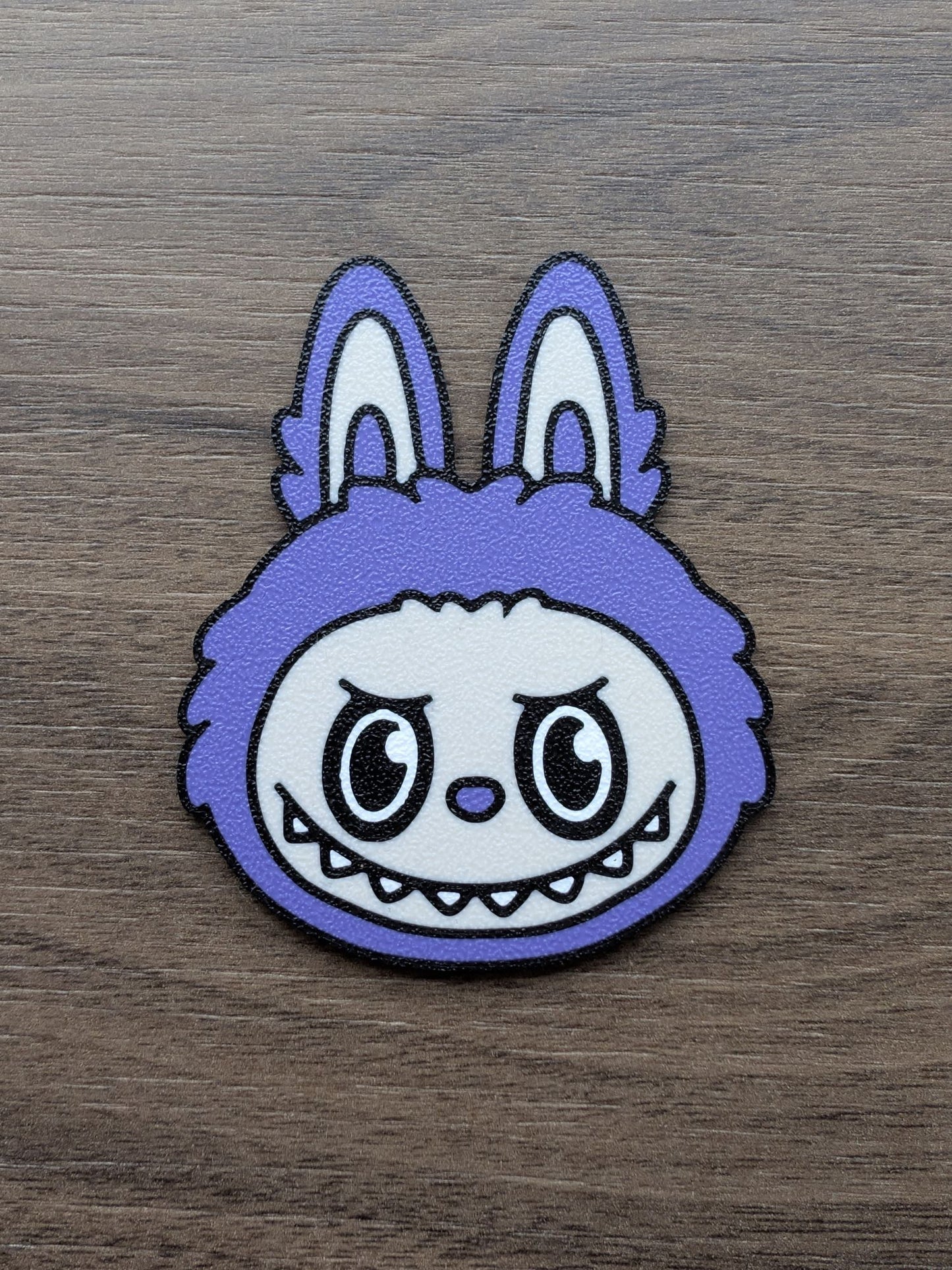 Labubu Style Cake Charm Decoration - Purple