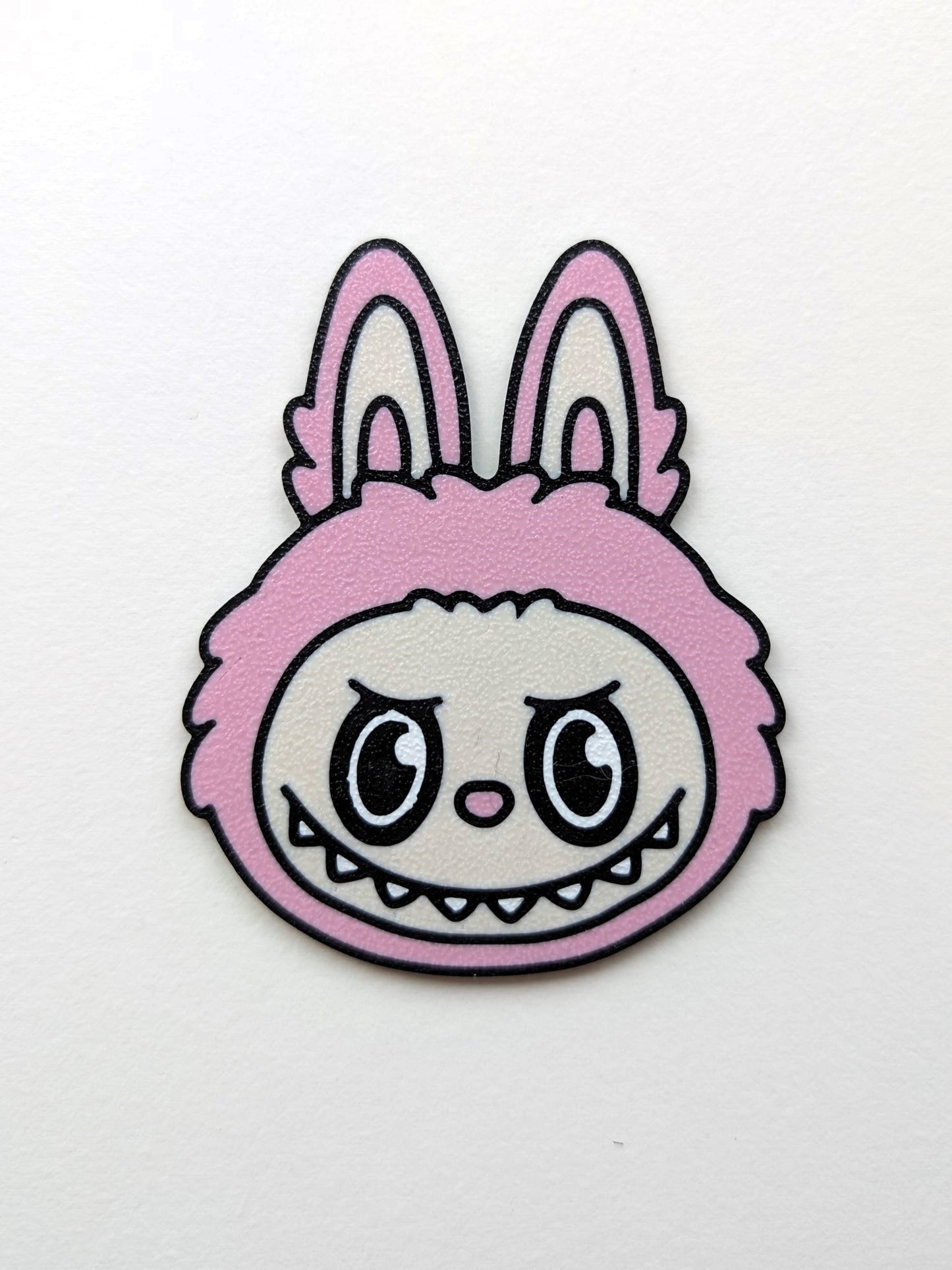 Labubu Style Cake Charm Decoration - Pink