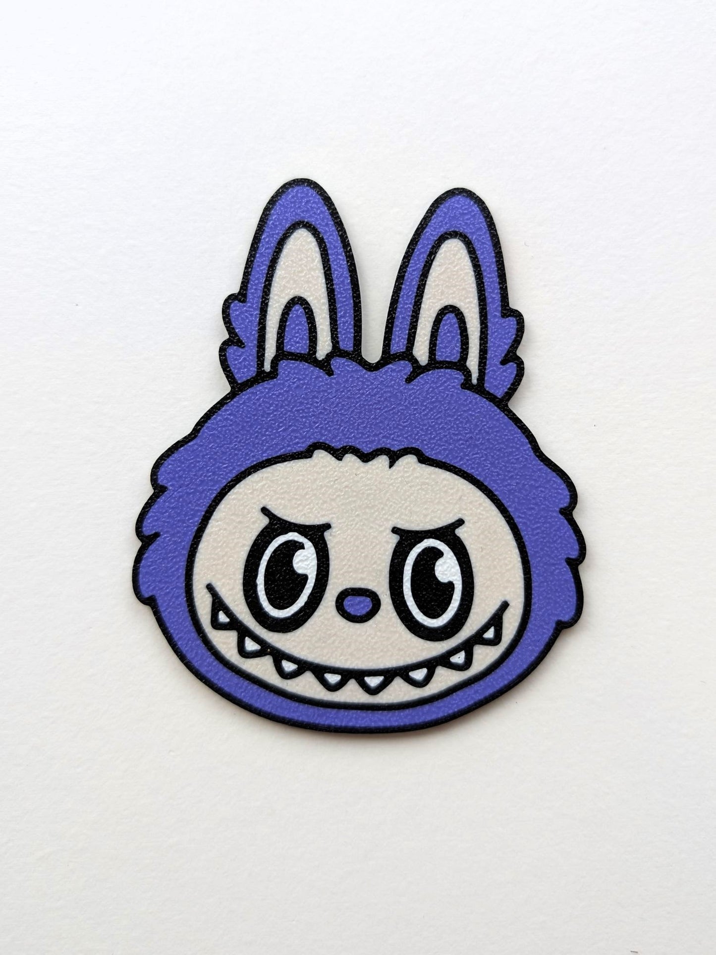 Labubu Style Cake Charm Decoration - Purple