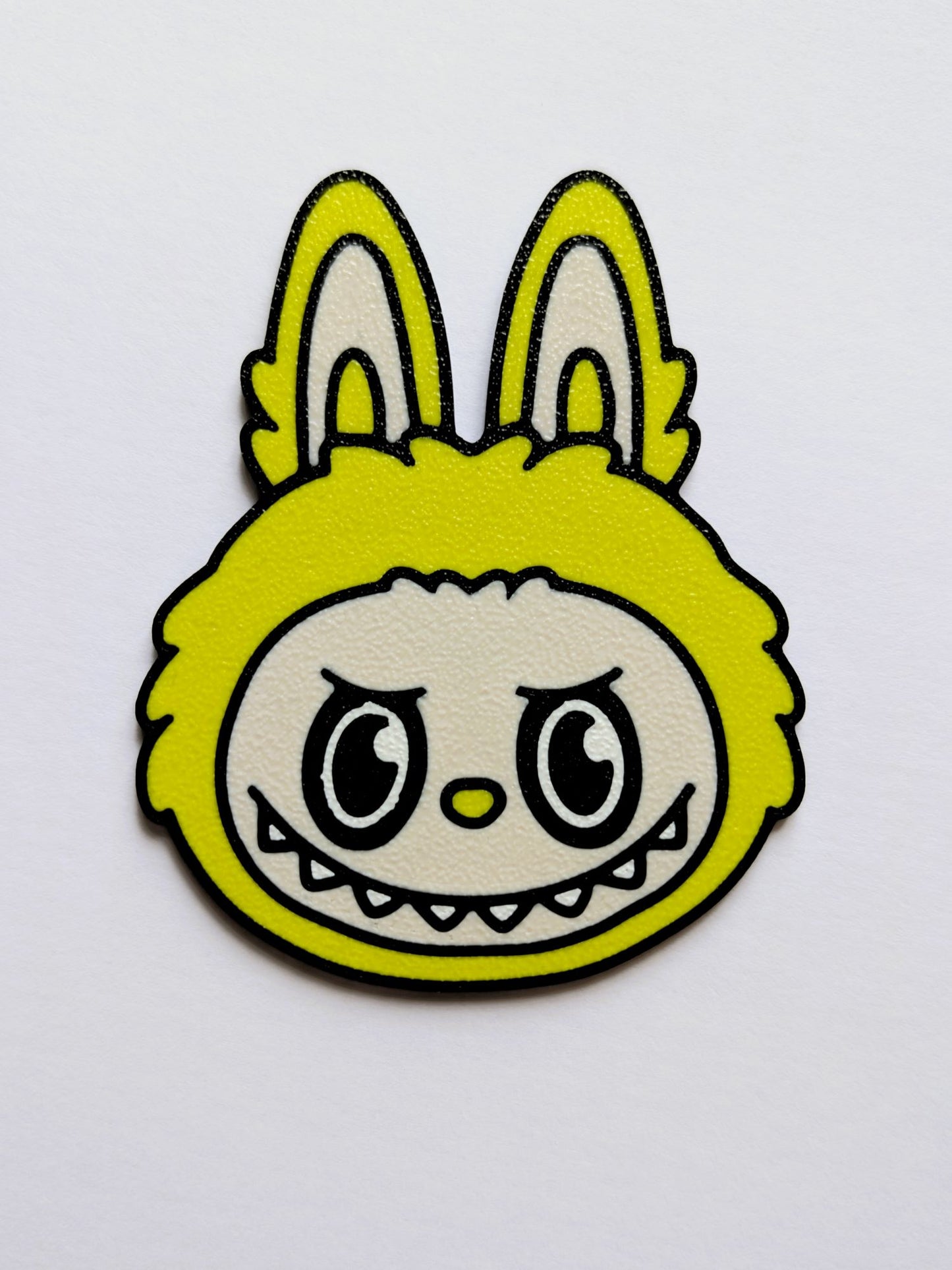 Labubu Style Cake Charm Decoration - Yellow