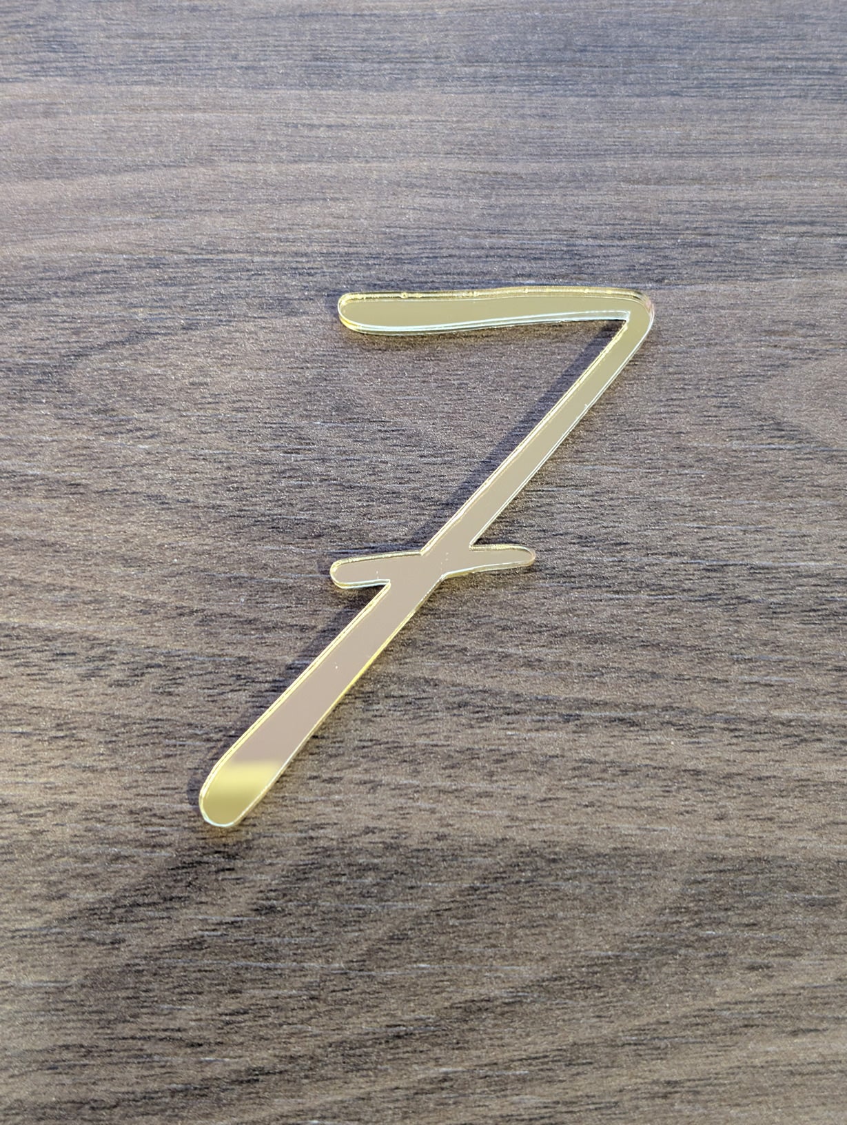 Acrylic - Number 7 - Gold