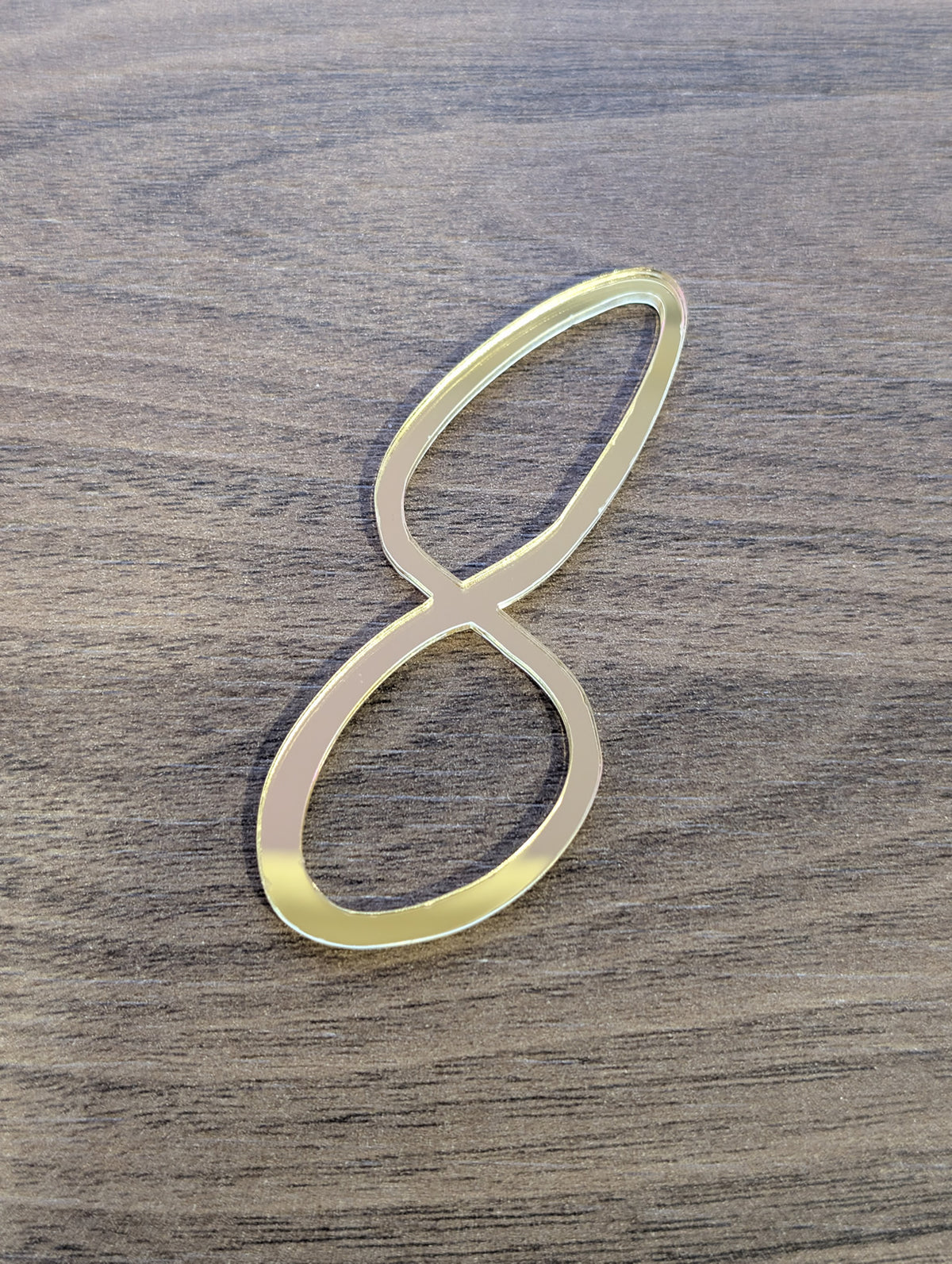Acrylic - Number 8 - Gold