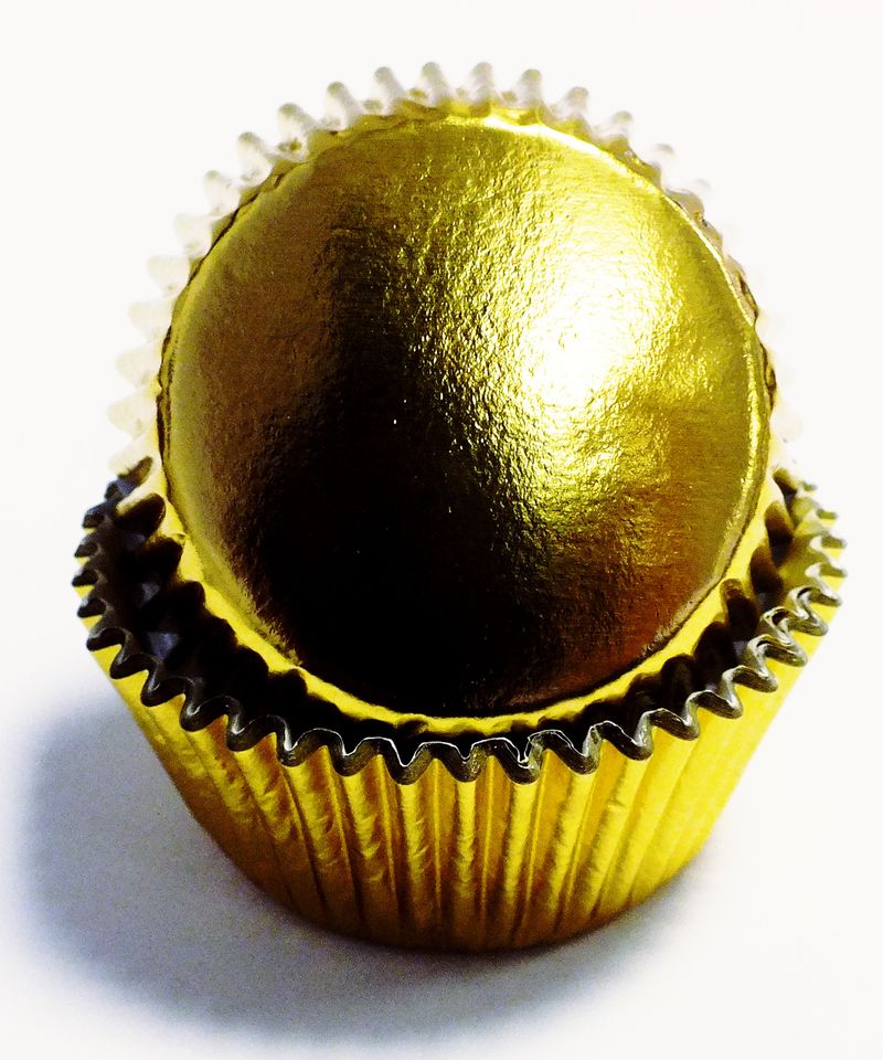 PME Gold Foil MINI Cupcake Cases 45pc