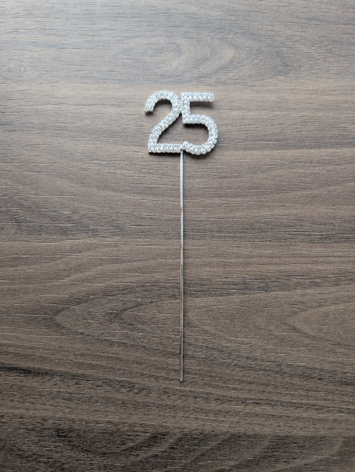 Diamante Topper Number 25