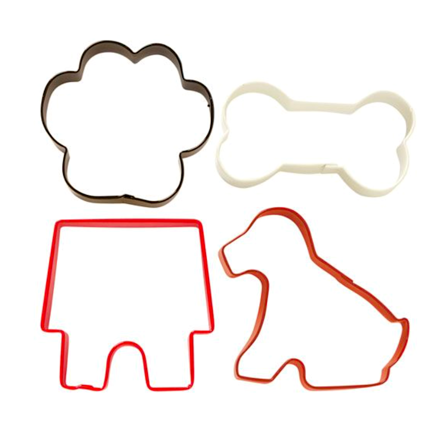 Wilton Dog Cookie Cutters 4pk