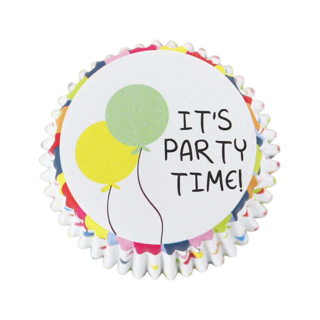 PME Cupcake Cases - Party Time 60pc