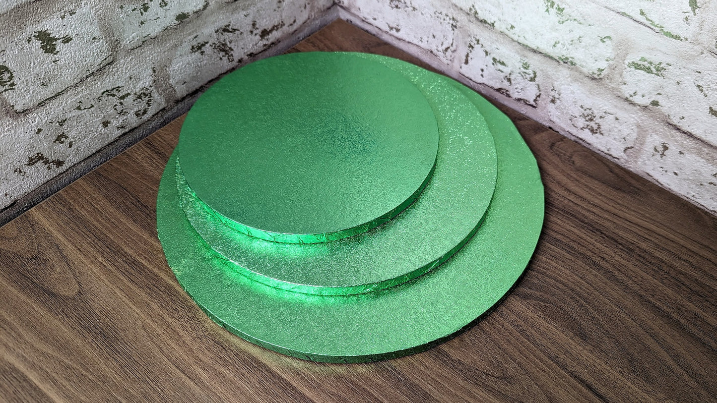 Light Green Round Cake Drums - 14"