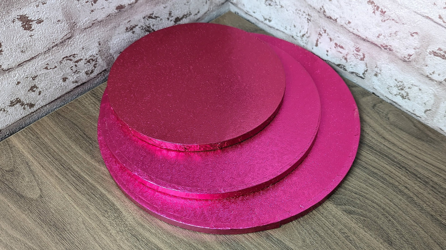 Pink Round Cake Drums - 14"