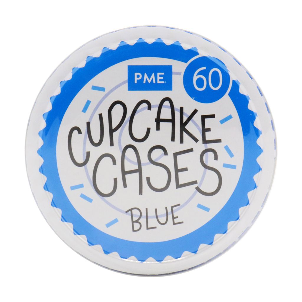 PME Cupcake Cases 60pk - Blue