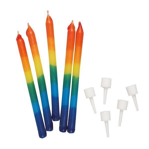 Culpitt Rainbow Candles - 12pk