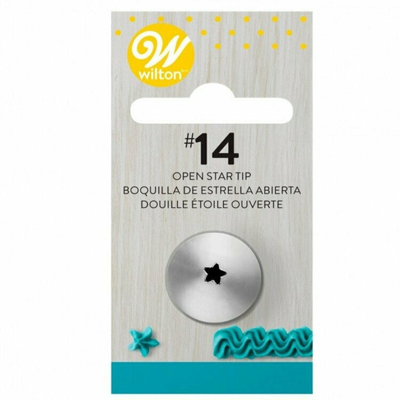 Wilton Nozzle - Open Star #14