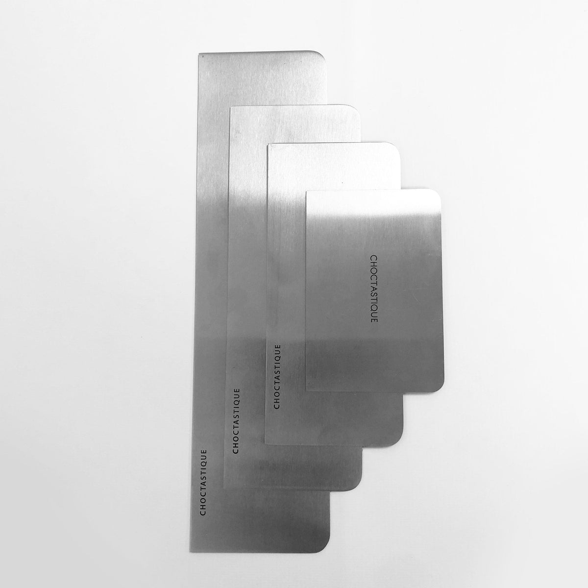 Choctastique - Small Stainless Steel Scraper 12cm x 8cm (4.8" x 3.2")