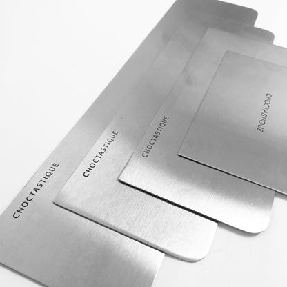 Choctastique - Small Stainless Steel Scraper 12cm x 8cm (4.8" x 3.2")