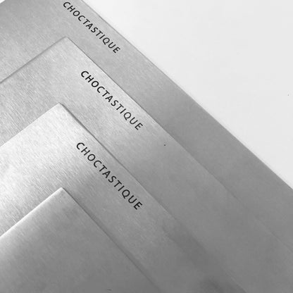 Choctastique - Small Stainless Steel Scraper 12cm x 8cm (4.8" x 3.2")
