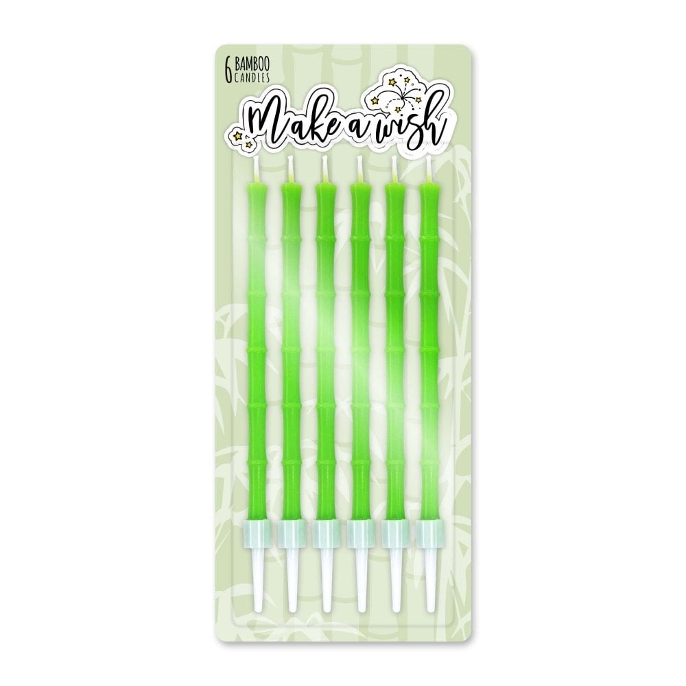 Bamboo Candles x 6