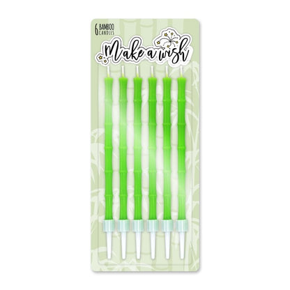 Bamboo Candles x 6