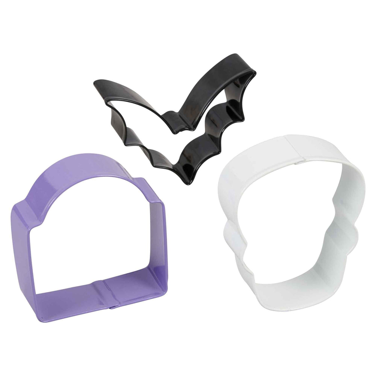 Wilton Cookie Cutters - Bat, Grave, Skull