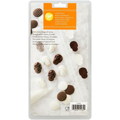 Wilton Candy / Chocolate Mould - Mini Skull