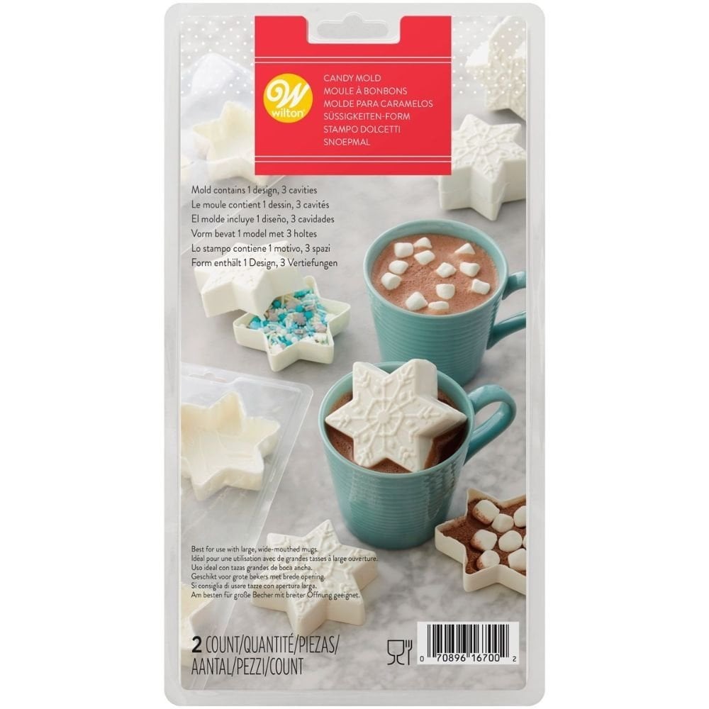 Hot Chocolate Candy Mould - 3D Snowflake - Wilton