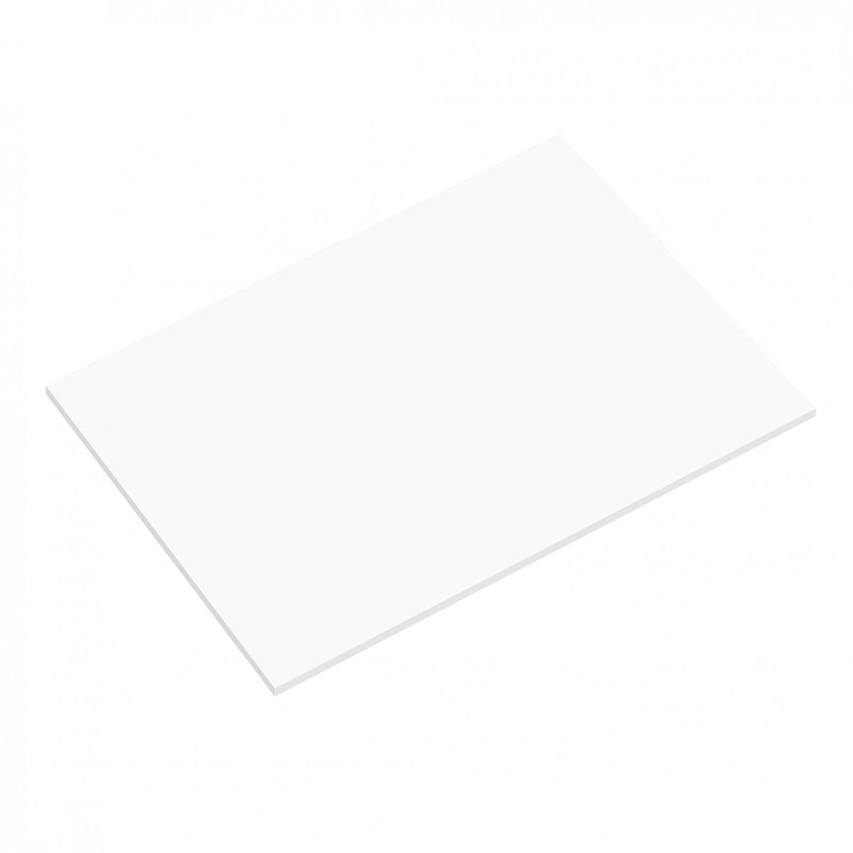 Masonite Cake Board - 18" x 14" White Rectangle/Oblong - Matt