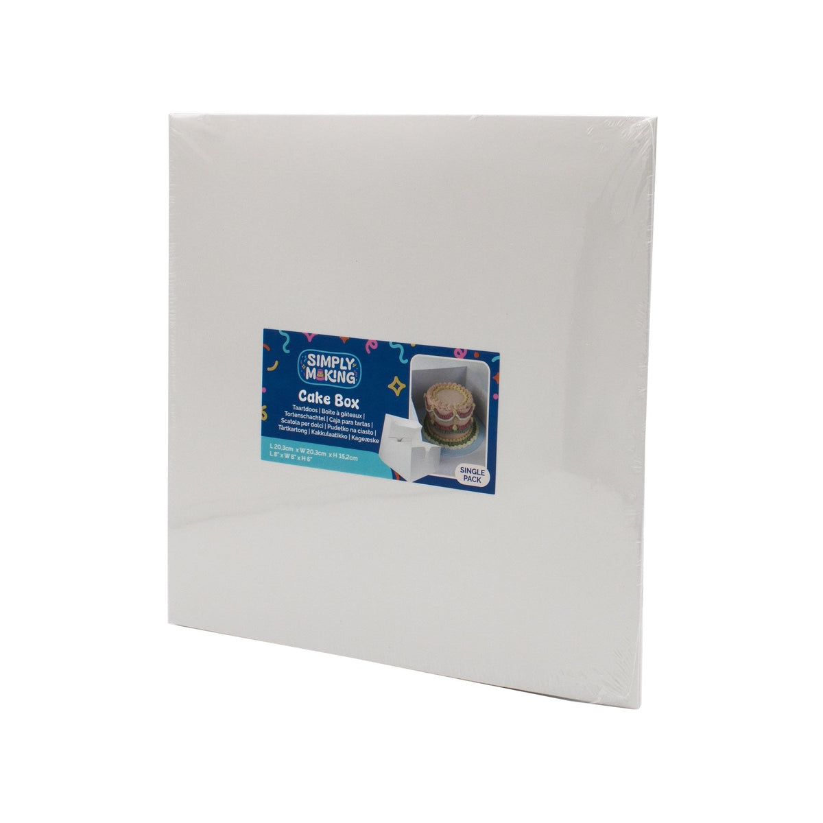 Cake Box - Deep 6" x 6"