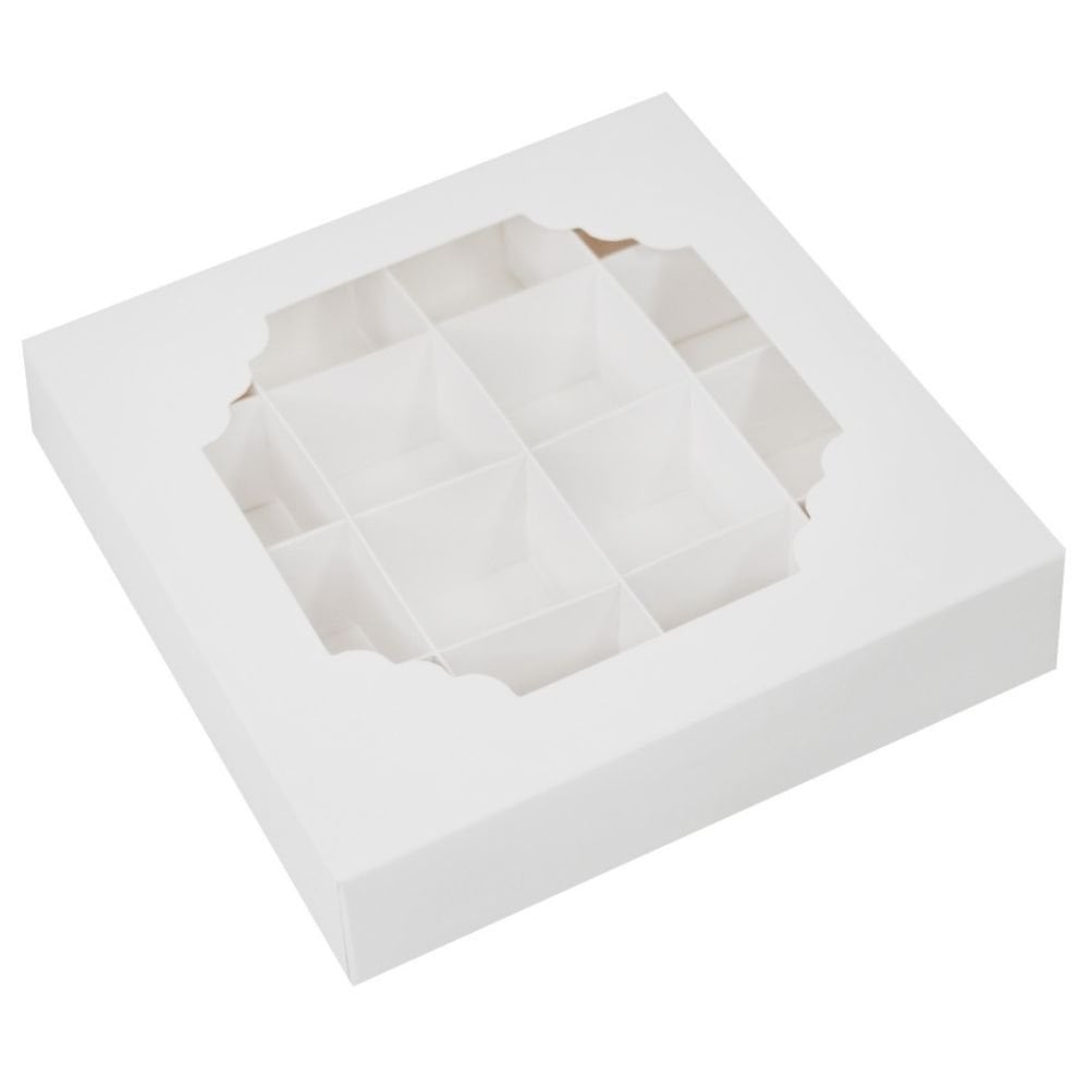 16 Hole Treat Box with Window - Single