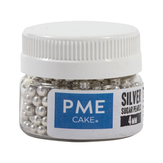 PME Silver Pearls 25g - 4mm