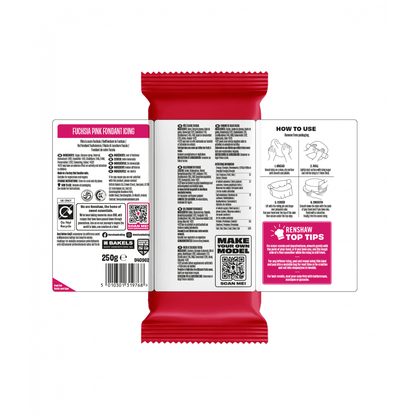 Renshaw Professional Sugarpaste 250g - Fuchsia Pink