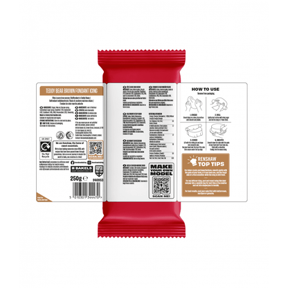 Renshaw Professional Sugarpaste 250g - Ruby Red