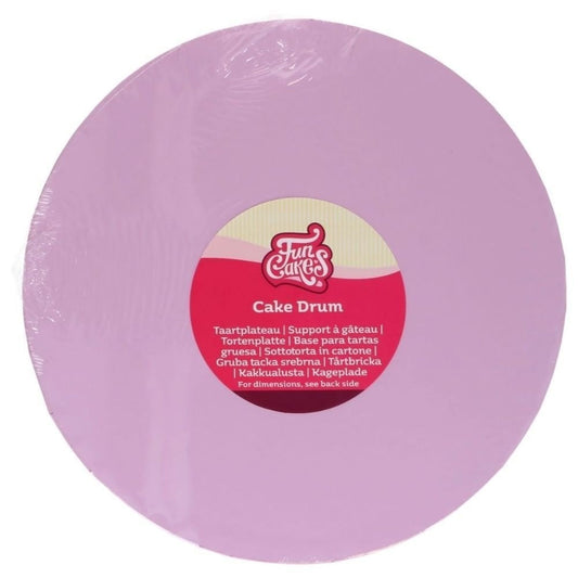 12" Cake Drum Round - Pastel Yellow