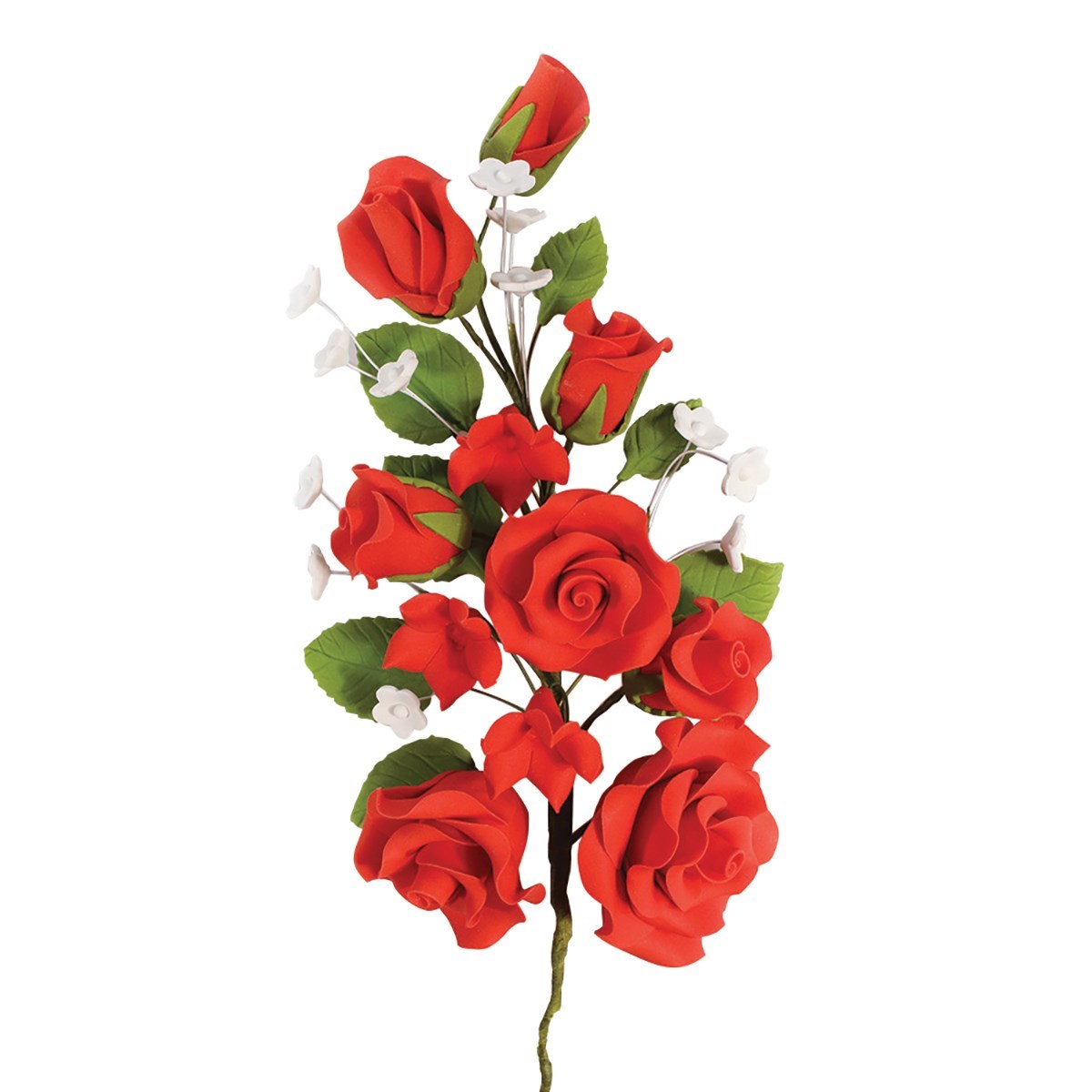 Spray Rose Red Flower Spray 170mm