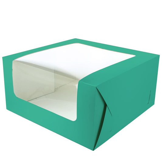Brights Cake Box 10"x5" - Jade Green