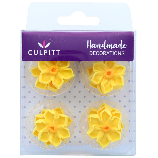 Sugar Decorations - Daffodils 12pc