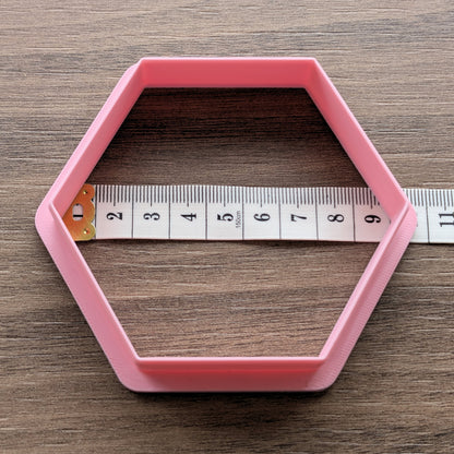 Hexagon Cookie/Fondant Cutters - 4pcs (3cm, 5cm, 7cm & 9cm)
