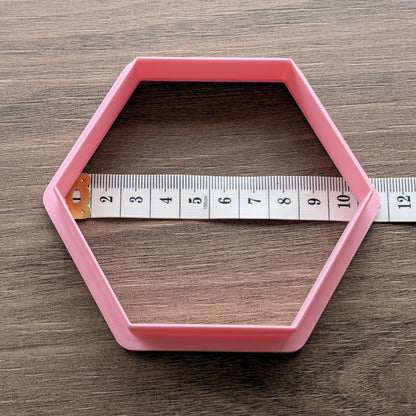 Hexagon Cookie/Fondant Cutters - 4pcs (4cm, 6cm, 8cm & 10cm)