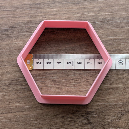 Hexagon Cookie/Fondant Cutters - 4pcs (4cm, 6cm, 8cm & 10cm)