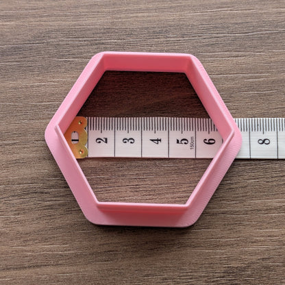 Hexagon Cookie/Fondant Cutters - 4pcs (4cm, 6cm, 8cm & 10cm)